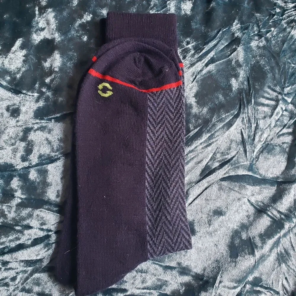 NWT Jos. A. Bank Lot of 3 Pairs of Mid-Calf Socks Sz. 8-12 Polka Dots/Moon/Wolf